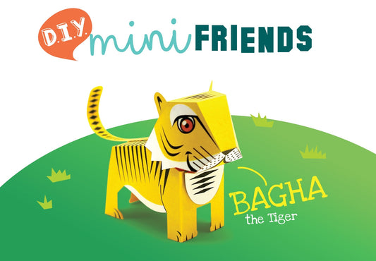 Mini Tiger DIY Animal Paper Craft Kit