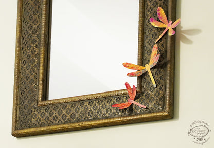 3 packs of 24 Decorative Paper Dragonflies = 72 Dragonflies