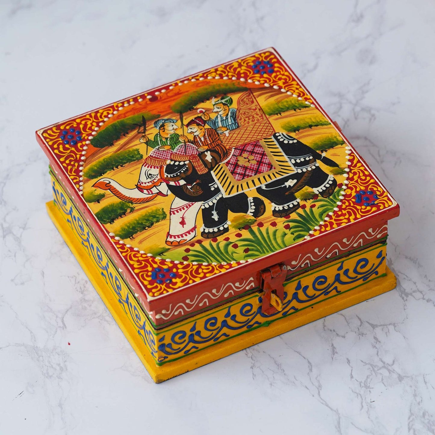 Handcrafted Wooden Jewellery Box: Elegant Storage for Your Treasures
