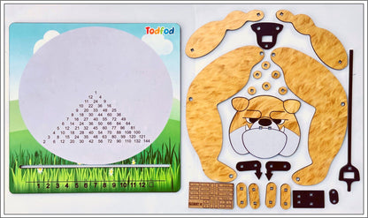 Wooden Master Dog Number Game