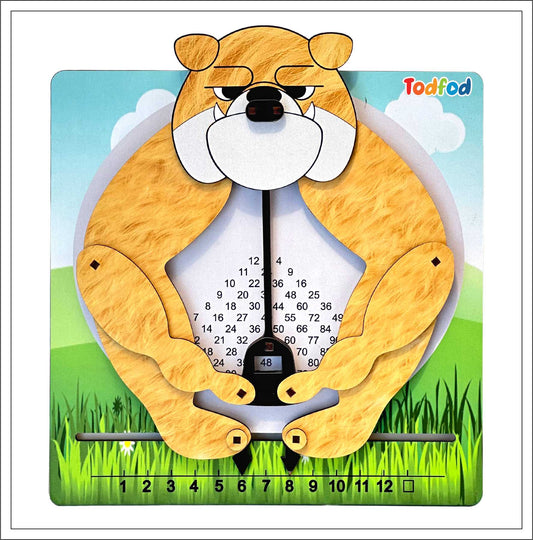 Wooden Master Dog Number Game