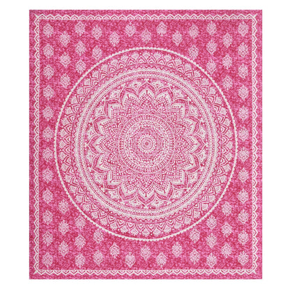100% Pure Cotton Traditional Printed Bedsheet for Double Bed King Size Bedsheet with 2 Pillow Covers