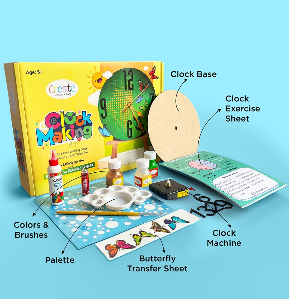 DIY Clock Making Kit | 5years+
