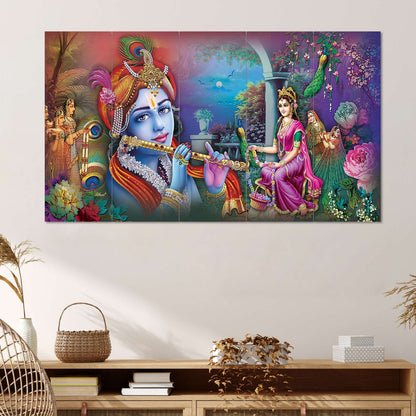 Set Of 5 Wooden Framed Wall Paintings