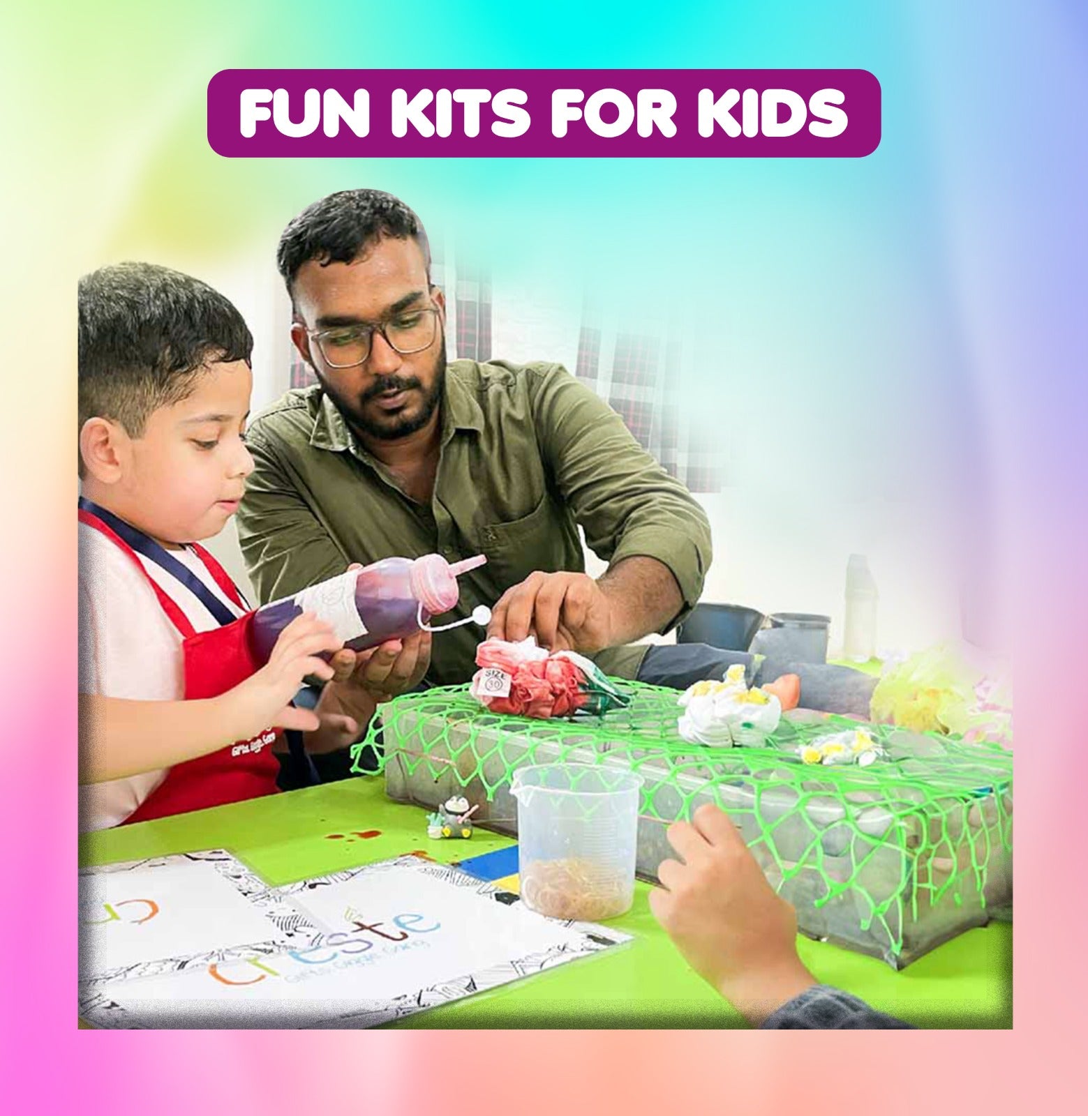 DIY Tie and Dye Tshirt Kit | 5years+