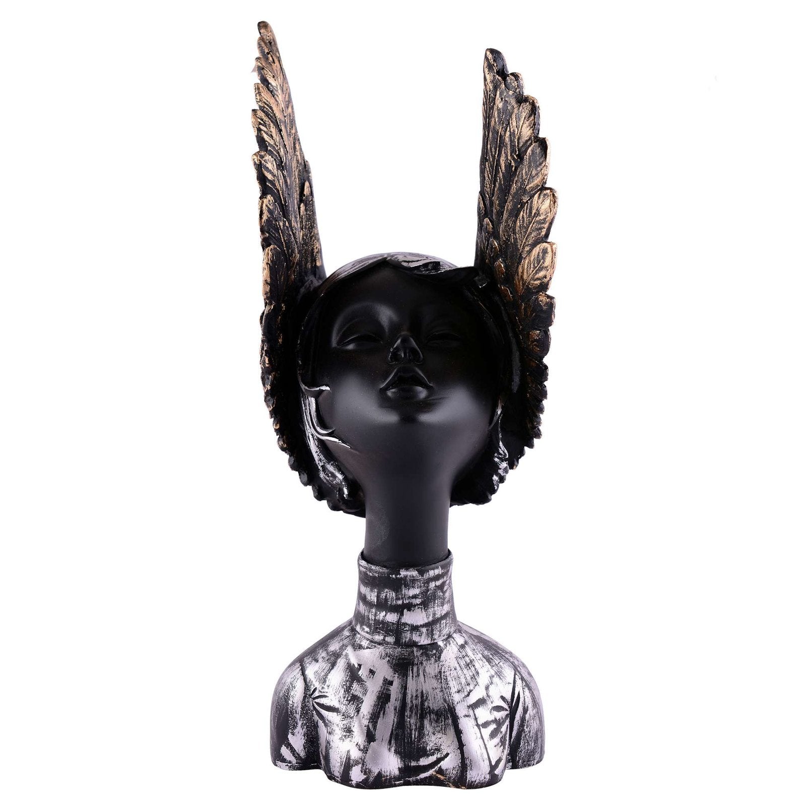 Resin Greek Angel Statue Small Angel Girl Garden Figurine Roman Angel Sculpture for Indoor Outdoor Home Garden Decoration