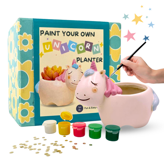 Paint Your Own Planter-Unicorn