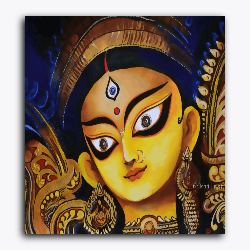 Durga Maa Smiling