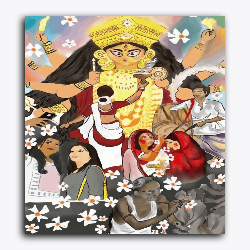 Durga Pooja Artwork