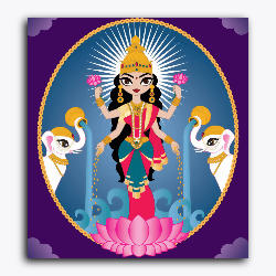 Lakshmi Mata Modern Portrait