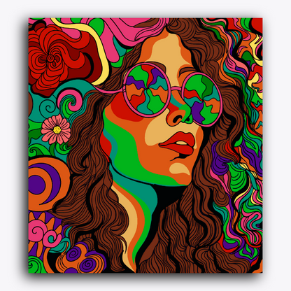 Modern - Colourful Lady