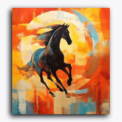 Horse on High Jump