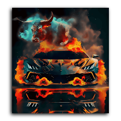 Lamborghini Bullzeye Abstract