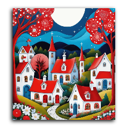 Red Village Houses