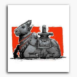 Nandi And Lord Shiva