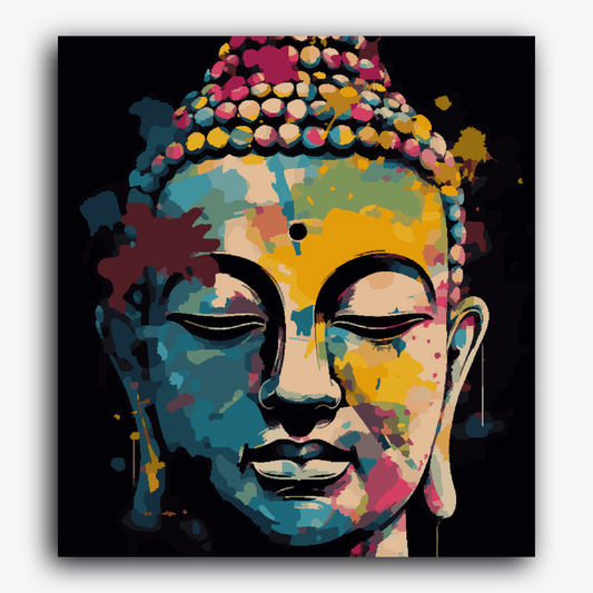 Buddha Colourful Patches