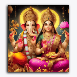 Lakshmi Maa with Ganeshji