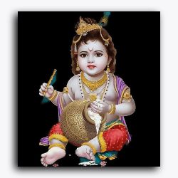 Shree Krishna with Maakhan - Janmasthami