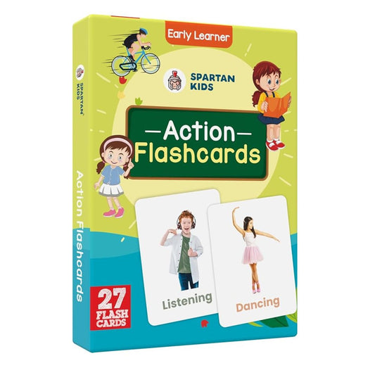Spartan Kids Action Flash Cards for Kids