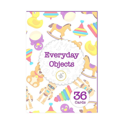 The Curious Bees Everyday Objects 36 Laminated Anti-Glare Cards