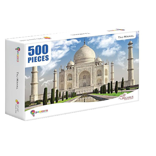 Popcorn Puzzle Taj Mahal 500 Piece Jigsaw puzzles game for 7+ years old childrens and adults