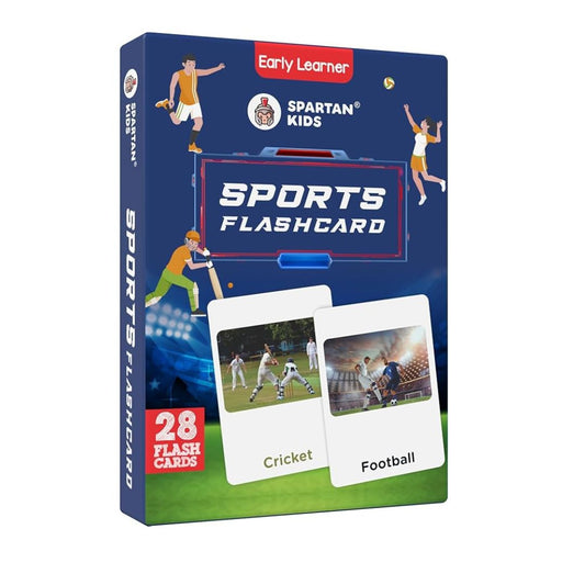 Spartan Kids Sports Flash Cards for Kids
