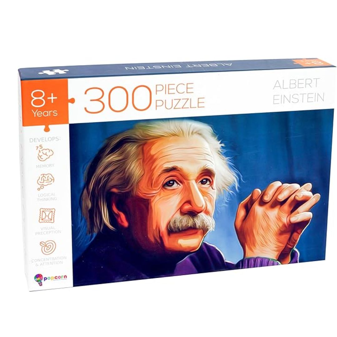 Popcorn Games & Puzzles 300 Piece Puzzle Albert Einstien