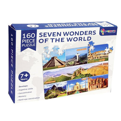 Popcorn Games & Puzzles Piece 7 Wonder Jigsaw Puzzle Game for Kids 7+ Years