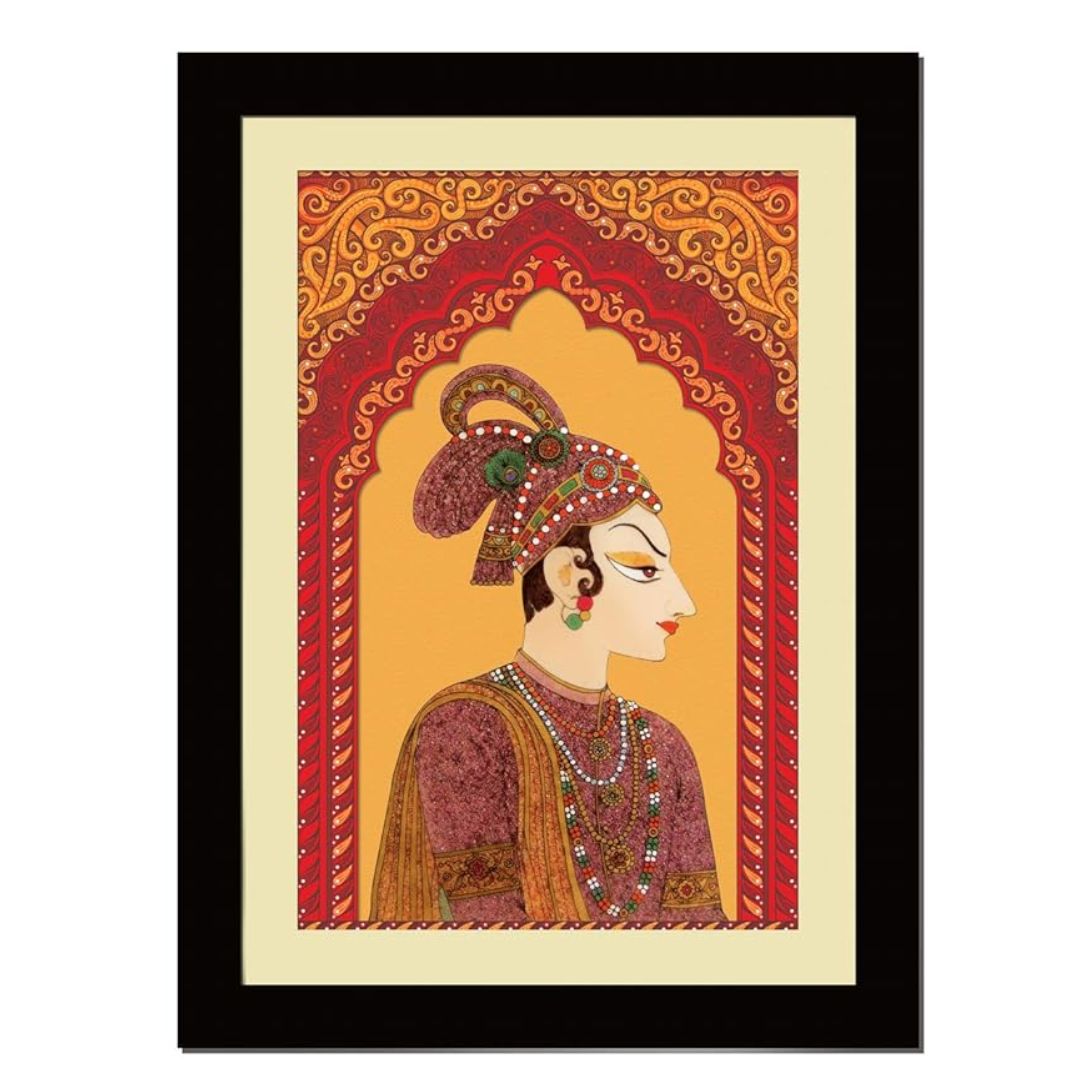ArtX Paper Premium Rajasthani Banna Wall Art Painting