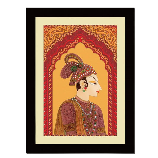 ArtX Paper Premium Rajasthani Banna Wall Art Painting