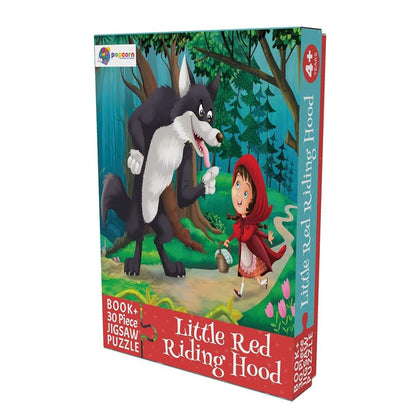 Popcorn Games & Puzzle 30 Piece Jigsaw Puzzle with Free Reading Book