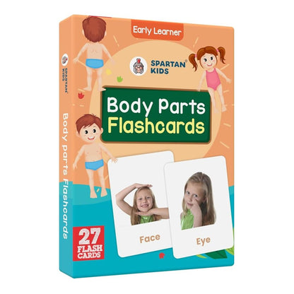 Spartan Kids Body Parts Flash Cards for Kids