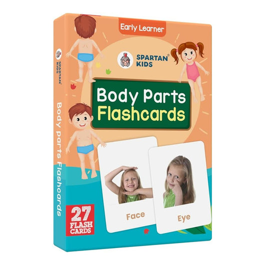 Spartan Kids Body Parts Flash Cards for Kids