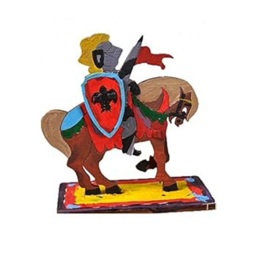 Ugears Knight 3D Wooden Jigsaw Puzzle Games Coloring kit