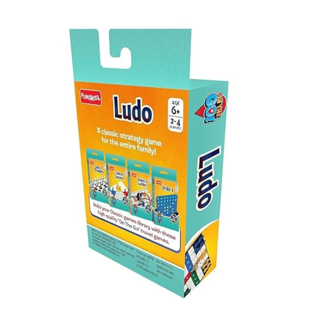 Funskool Games Travel Ludo The Classic Strategy Game Portable Classic Travel Games Kids
