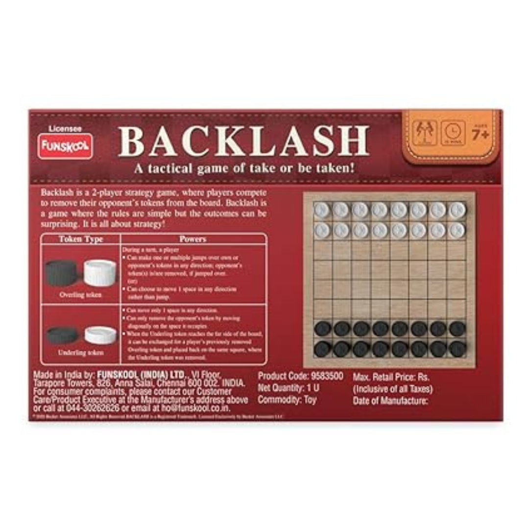 Funskool Kids Games Backlash Strategy Game 2 Players