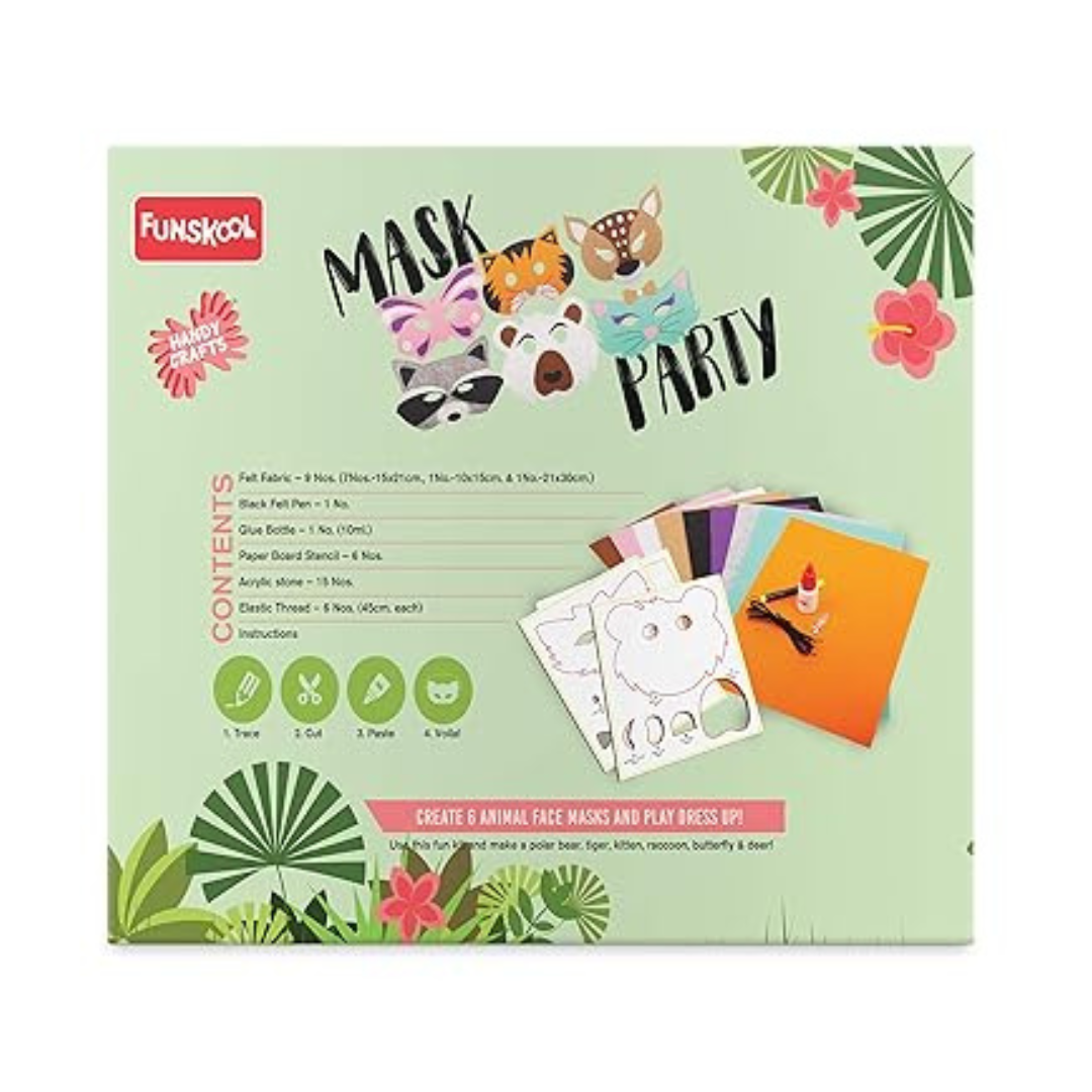 Funskool Handycrafts Mask Party Diy face masks kids