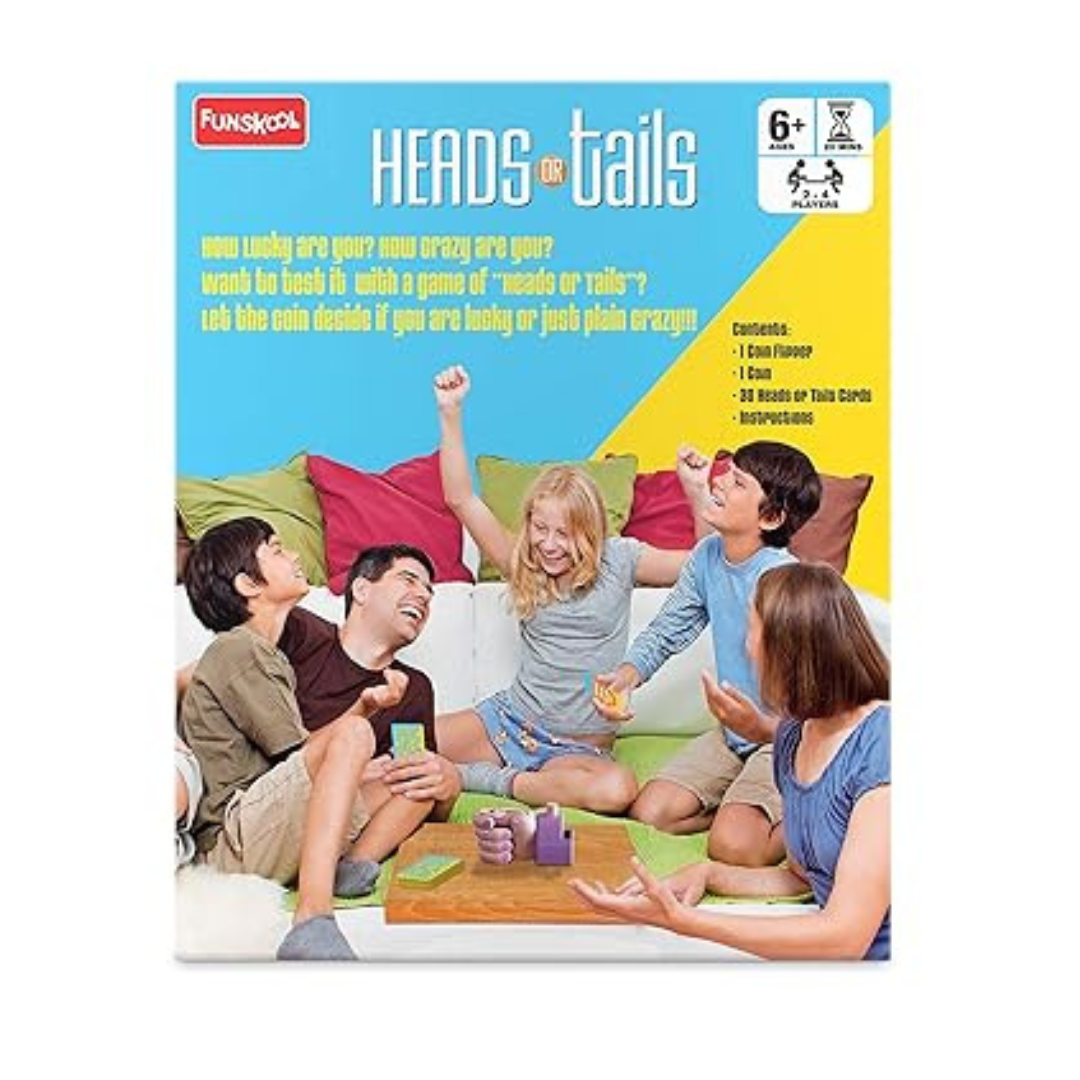 Funskool Games Heads Or Tails Party Games for Kids