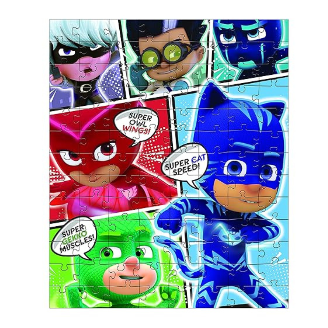 Funskool PJ Masks,Educational 104 Pieces Puzzle Toy