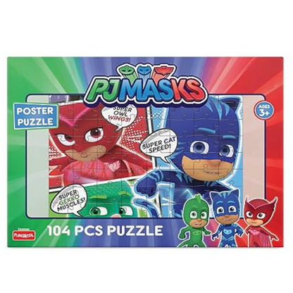Funskool PJ Masks,Educational 104 Pieces Puzzle Toy