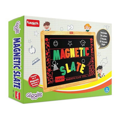 Funskool Giggles Magnetic Slate Alphabet and Numbers learning board Early learning