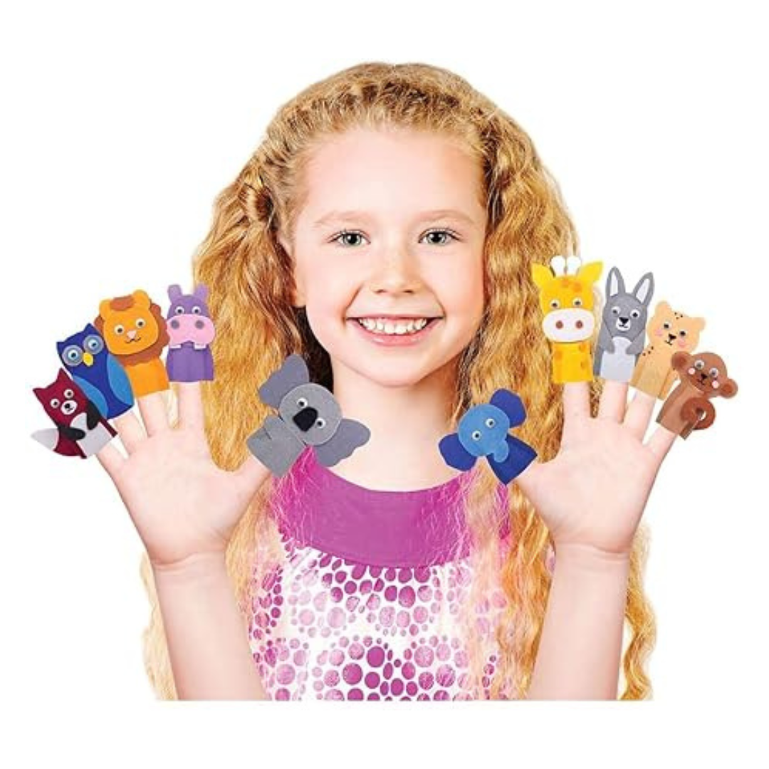 Funskool Handycrafts Finger Puppets Puppet Maker Felt Crafts Art