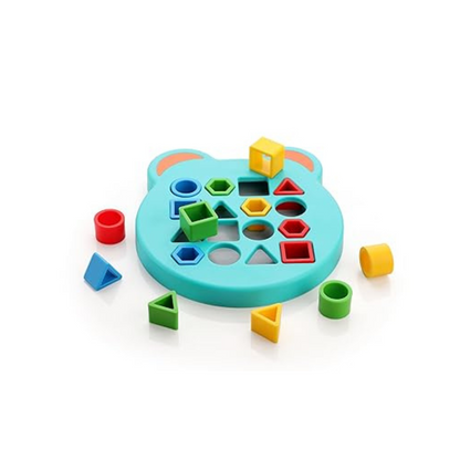 Zudo Shape Matching Game Color Sensory Educational Toy Children Puzzles
