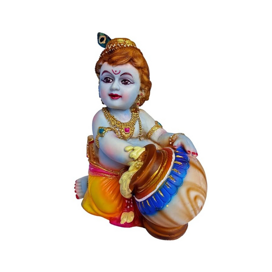 Newven 7 Inch Poly Marble Handcrafted showpiece Idol Decorative Statue Figurine