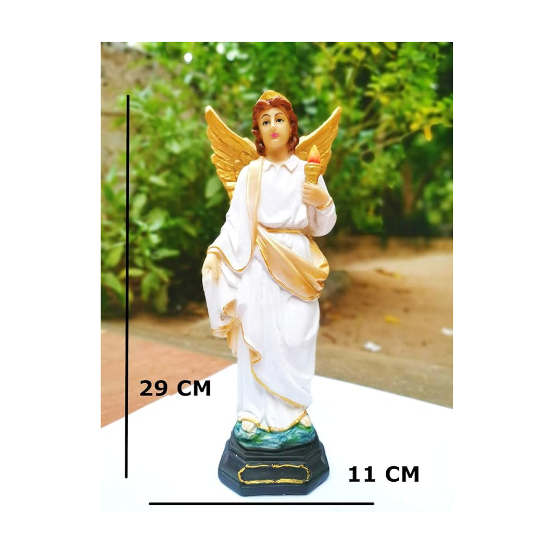 Newven 1 Feet Guardian Angel showpiece Idol Catholic Wall Decorative Christian Statues