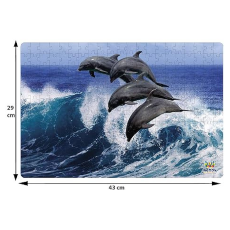 Webby Kids Beautiful Dolphins Jigsaw Puzzle 252 Pieces