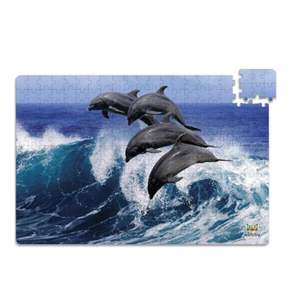 Webby Kids Beautiful Dolphins Jigsaw Puzzle 252 Pieces