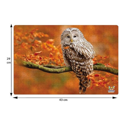 Webby Owl in Autumn Jigsaw Puzzle 252 Pieces Multicolor