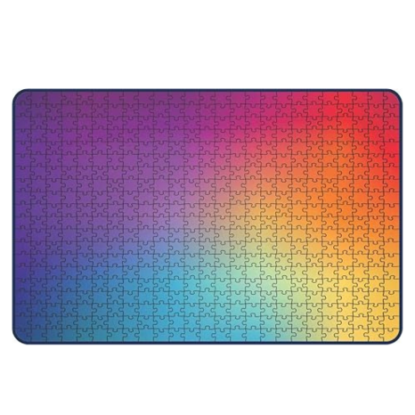 Webby Multicolour Gradient Wooden Jigsaw Puzzle 500 Pieces