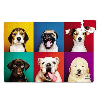 Webby Kids Adorable Puppies Jigsaw Puzzle 252 Pieces